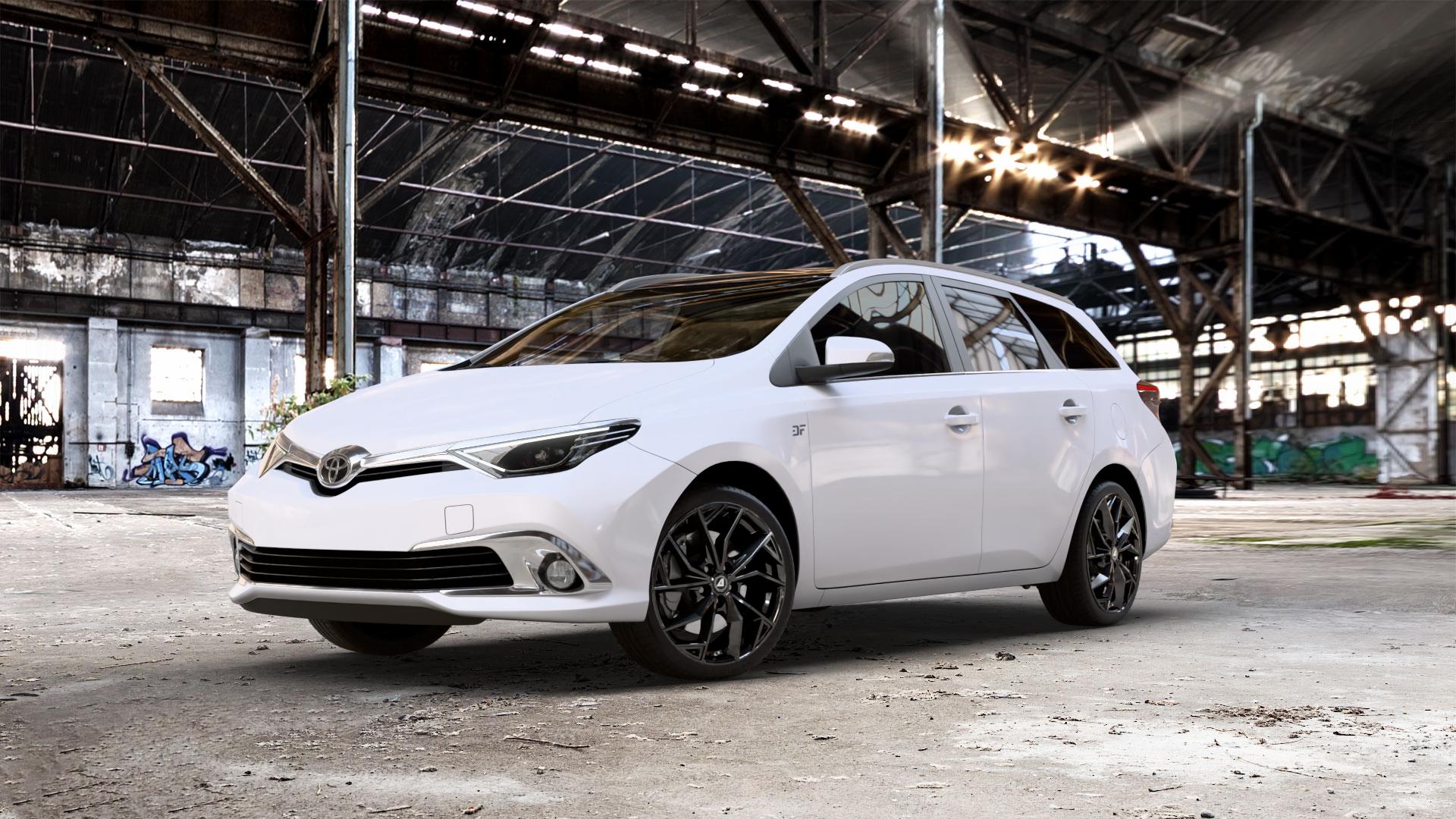ALUTEC ADX.02 diamant-schwarz Felge mit Reifen in 18Zoll Winterfelge Alufelge auf weissem Toyota Auris Touring Sports 1,33l Dual-VVT-i 73kW (99 PS) 1,6l 97kW (132 1,4l D-4D 66kW (90 2,0l 91kW (124 1,8l Hybrid 1,2l Turbo 85kW (116 82kW (111 ⬇️ mit 15mm Tieferlegung ⬇️ Old Industrial Hall_max_5300mm_2024 Frontansicht_1
