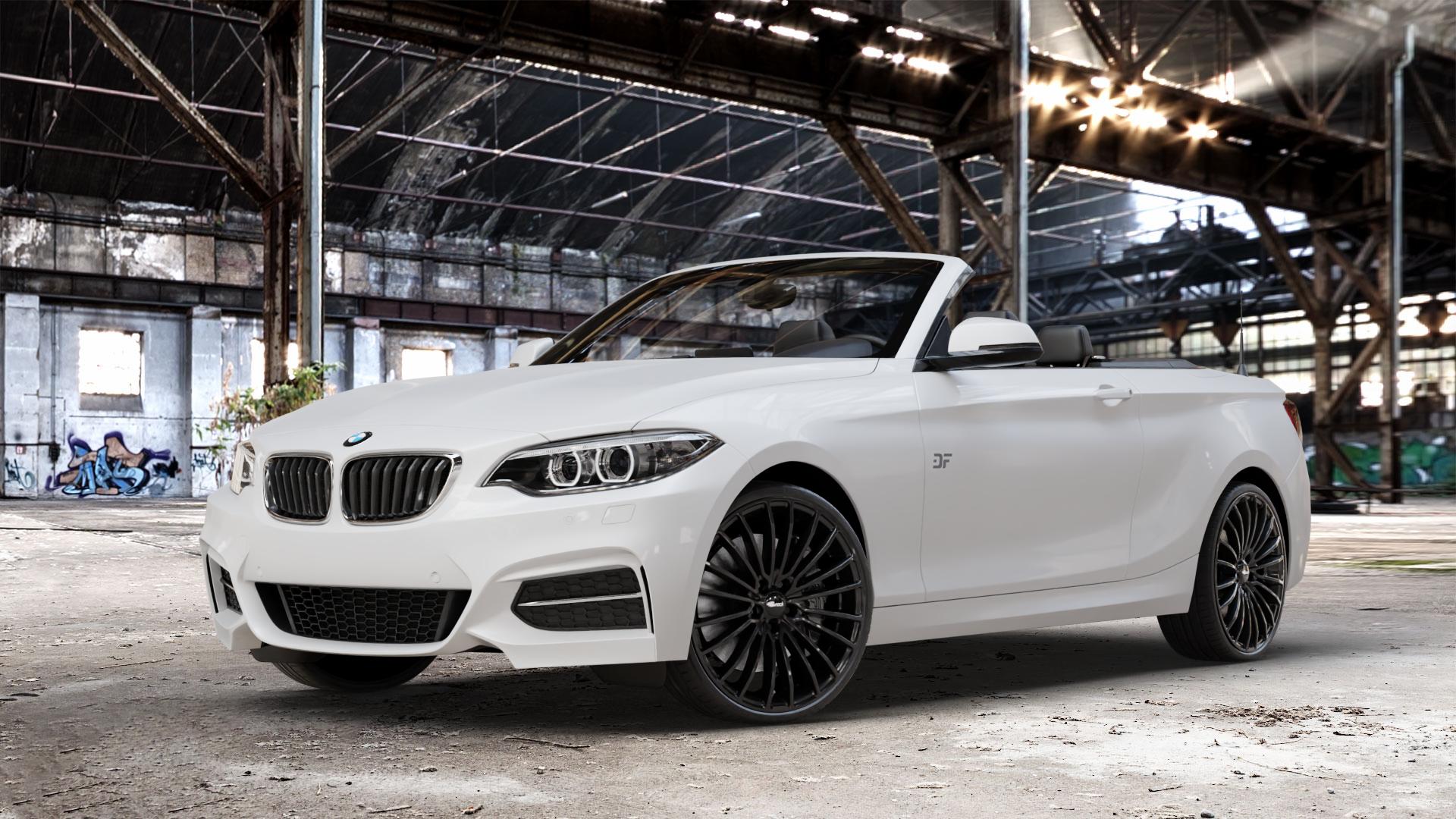Brock B24 schwarz lackiert Felge mit Reifen in 20Zoll Winterfelge Alufelge auf weissem BMW 220d Typ F23 (Cabrio) 2,0l 140kW (190 PS) 220i 135kW (184 228i 180kW (245 2 M235i 3,0l 240kW (326 218i 1,5l 100kW (136 xDrive 225d 165kW (224 218d 110kW (150 ⬇️ mit 15mm Tieferlegung ⬇️ Old Industrial Hall_max_4400mm_2024 Frontansicht_1