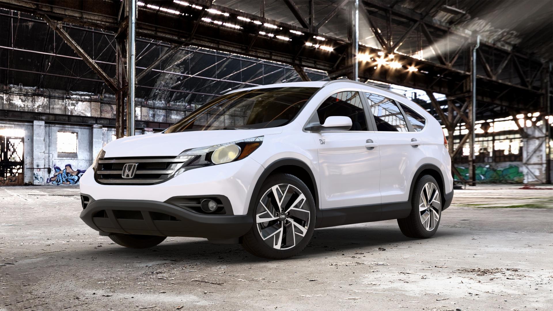CMS C32-AERO Diamond Black Gloss Felge mit Reifen silber schwarz in 19Zoll Winterfelge Alufelge auf weissem Honda CR-V IV (RE5, RE6) 2,2l i-DTEC (RE6) 110kW 4WD (150 PS) 2,0l i-VTEC (RE5) 114kW (155 2WD 1,6l 88kW (120 BiTurbo 118kW (160 ⬇️ mit 15mm Tieferlegung ⬇️ Old Industrial Hall_max_5300mm_2024 Frontansicht_1