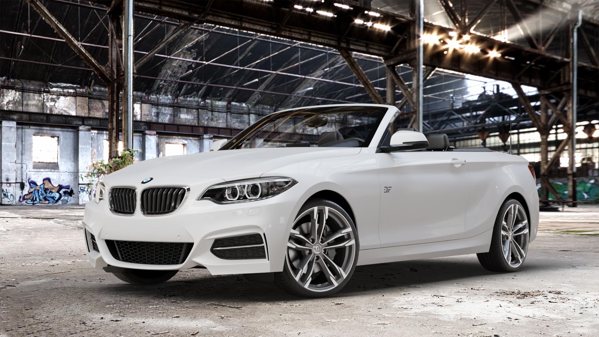 DIEWE WHEELS Avio PlatinS machined Felge mit Reifen grau silber mehrfarbig anthrazit in 19Zoll Winterfelge Alufelge auf weissem BMW 220d Typ F23 (Cabrio) 2,0l 140kW (190 PS) 220i 135kW (184 228i 180kW (245 2 M235i 3,0l 240kW (326 218i 1,5l 100kW (136 xDrive 225d 165kW (224 218d 110kW (150 ⬇️ mit 15mm Tieferlegung ⬇️ Old Industrial Hall_max_4400mm_2024 Frontansicht_1