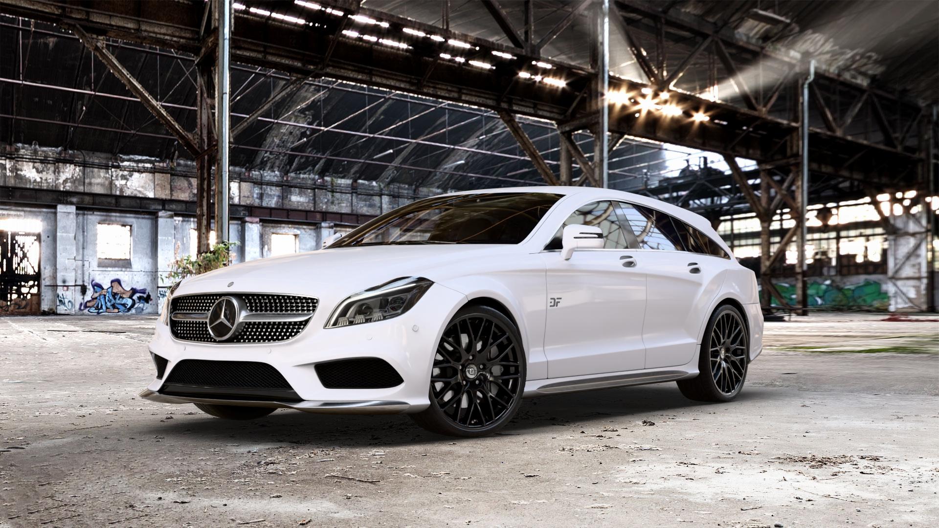 DIEWE WHEELS IMPATTO NeroS Felge mit Reifen grau schwarz in 20Zoll Winterfelge Alufelge auf weissem Mercedes CLS Typ X218 Shooting Brake 2,1l 250 CDI 150kW (204 PS) 3,0l 350 195kW (265 4Matic 3,5l 225kW (306 4,7l 500 300kW (408 5,5l 63 AMG 410kW (557 4-Matic 43 ⬇️ mit 15mm Tieferlegung ⬇️ Old Industrial Hall_max_5300mm_2024 Frontansicht_1