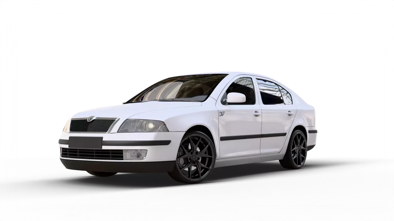 KESKIN KT19 an Skoda Octavia II Limousine Typ 1Z3