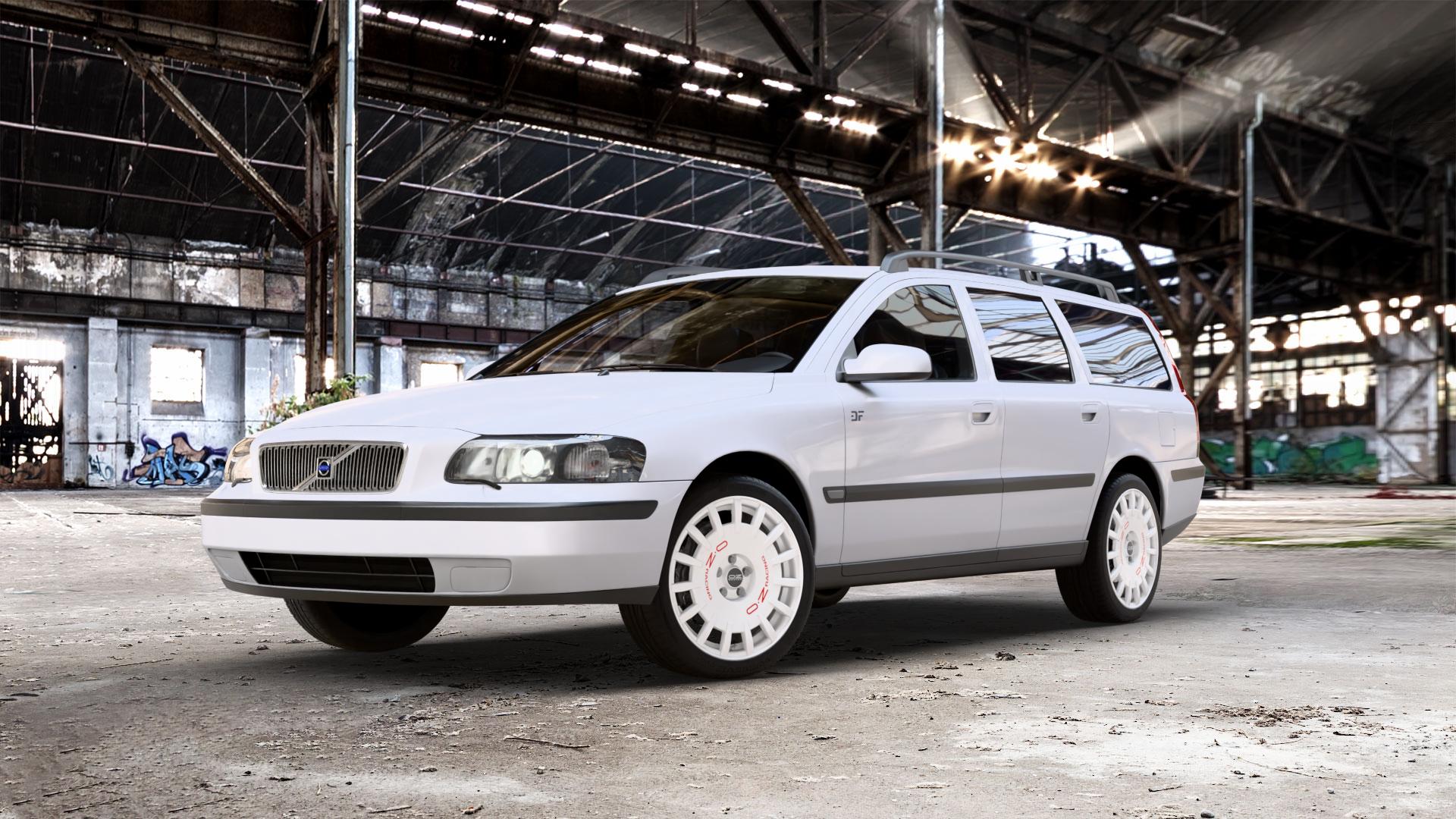 OZ RACING RALLY RACING RACE WHITE + RED LETTERING Felge mit Reifen rot weiss weiß in 18Zoll Winterfelge Alufelge auf weissem Volvo V70 II Typ S 2,4l 125kW (170 PS) D5 120kW (163 2,0l T 132kW (179 2,3l T5 184kW (250 103kW (140 Bifue D 93kW (126 96kW (131 136kW (185 AWD 147kW (200 191kW ⬇️ mit 15mm Tieferlegung ⬇️ Old Industrial Hall_max_5300mm_2024 Frontansicht_1