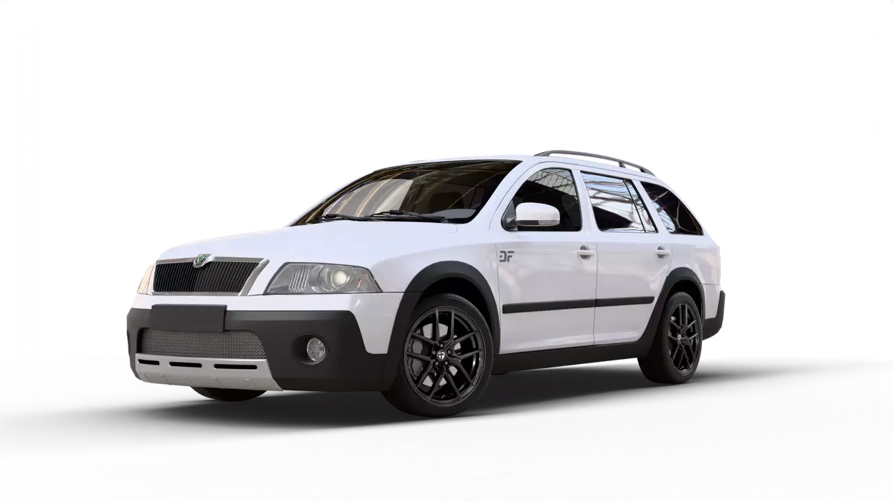 TOMASON TN30 an Skoda Octavia II Scout Typ 1Z
