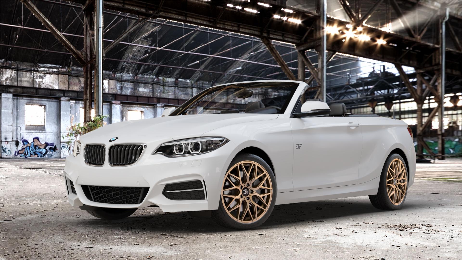Ultrawheels UA1E BRONZE MATT Felge mit Reifen in 18Zoll Winterfelge Alufelge auf weissem BMW 220d Typ F23 (Cabrio) 2,0l 140kW (190 PS) 220i 135kW (184 228i 180kW (245 2 M235i 3,0l 240kW (326 218i 1,5l 100kW (136 xDrive 225d 165kW (224 218d 110kW (150 ⬇️ mit 15mm Tieferlegung ⬇️ Old Industrial Hall_max_4400mm_2024 Frontansicht_1