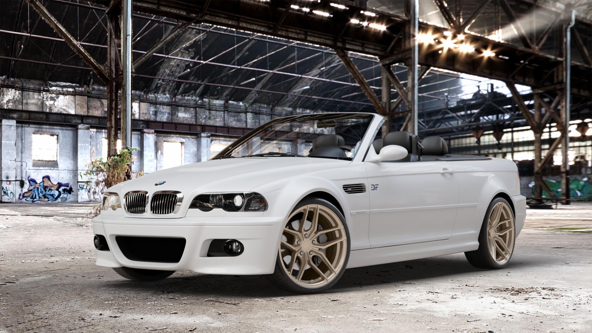 Z-Performance ZP2.1 Cafe Americano Felge mit Reifen bronze in 19Zoll Winterfelge Alufelge auf weissem BMW 320cd Typ E46 (Cabrio) 2,0l 110kW (150 PS) 320ci 2,2l 125kW (170 323ci 2,5l 325ci 141kW (192 330cd 3,0l 150kW (204 330ci 170kW (231 318ci 105kW (143 M3 3er C ⬇️ mit 15mm Tieferlegung ⬇️ Old Industrial Hall_max_4400mm_2024 Frontansicht_1